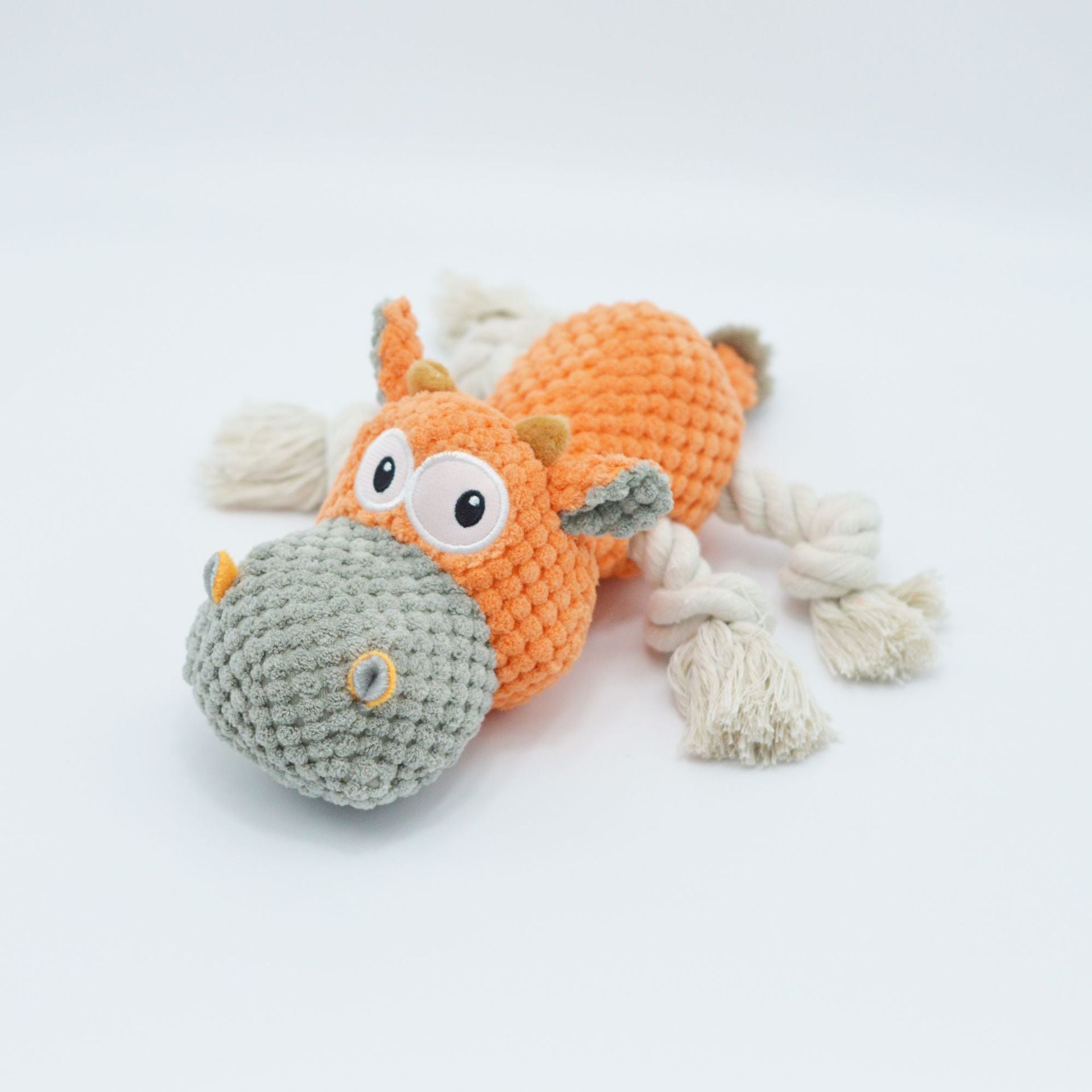 Highly Durable and Affordable Squeaky Interactive Cow Toy for Chewers