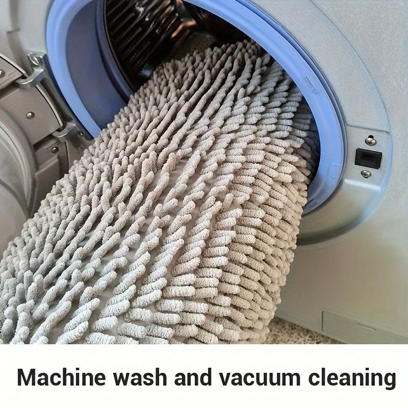 Pet Chenille Absorbent Non-Slip Bathroom Door Mat