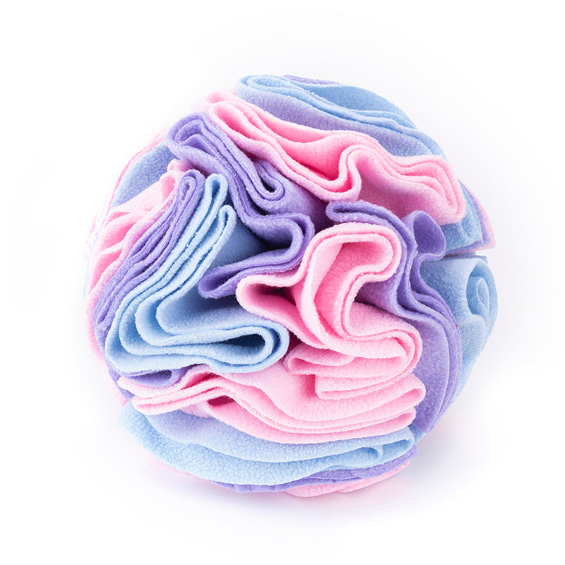 Snuffle Ball Interactive Dog Toys/ Brain Mental Stimulating Puzzle Toys for Dogs Enrichment/ Machine Washable (Color Options)