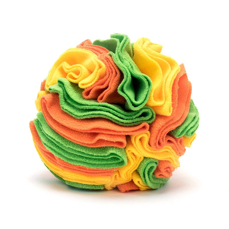 Snuffle Ball Interactive Dog Toys/ Brain Mental Stimulating Puzzle Toys for Dogs Enrichment/ Machine Washable (Color Options)