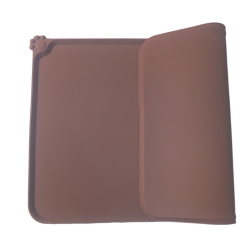 Waterproof Pet Food Mat/ Silicone Spill Mat (Size/ Color Options)