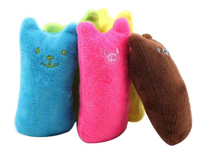 Catnip Pillow Toy for Cats – Plush Bite and Teeth Grinding Accessory