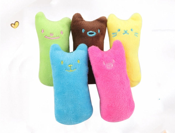 Catnip Pillow Toy for Cats – Plush Bite and Teeth Grinding Accessory