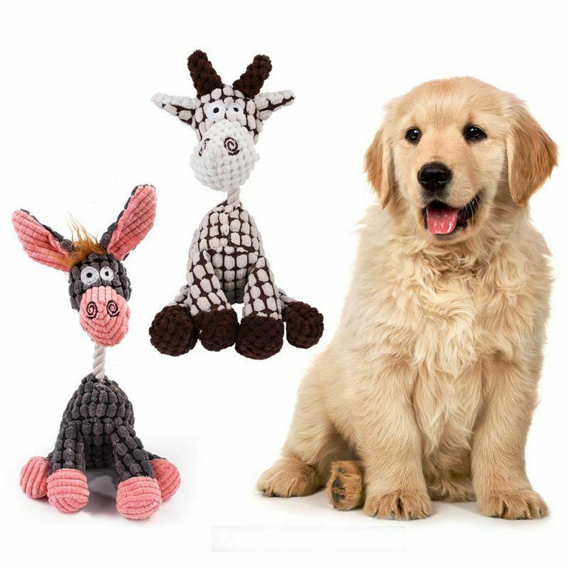 Funny Pet Puppy Chew Squeaker Plush Sound Toy