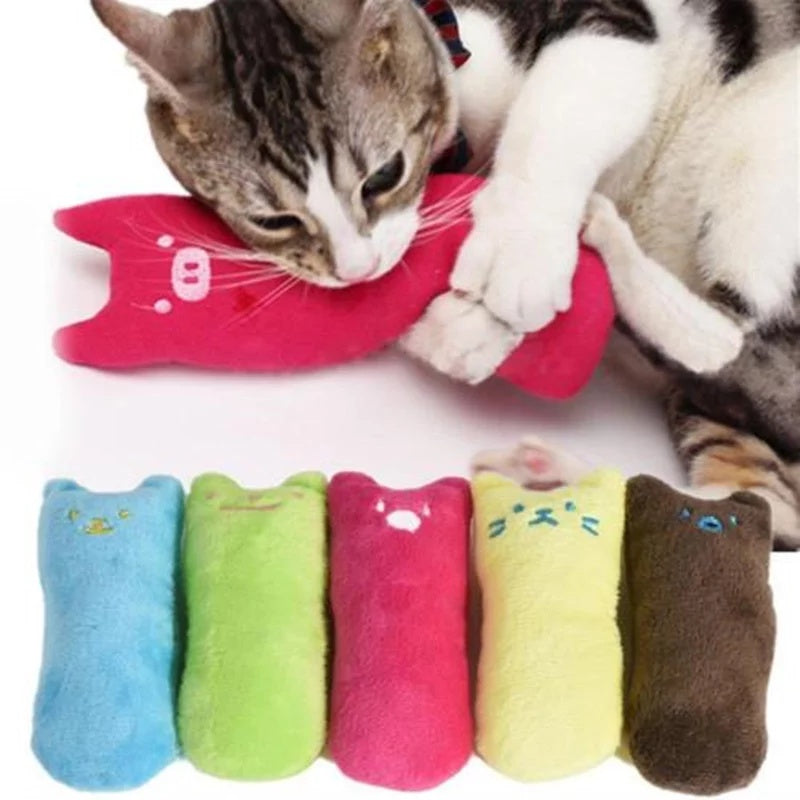 Catnip Pillow Toy for Cats – Plush Bite and Teeth Grinding Accessory