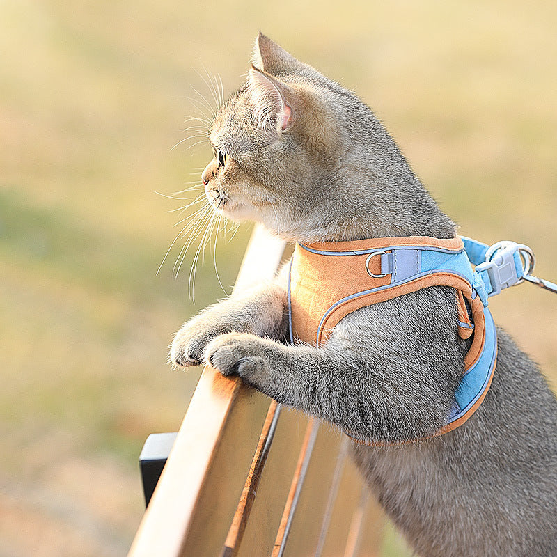 Cat Traction Rope Home Vest-Style Chest Harness