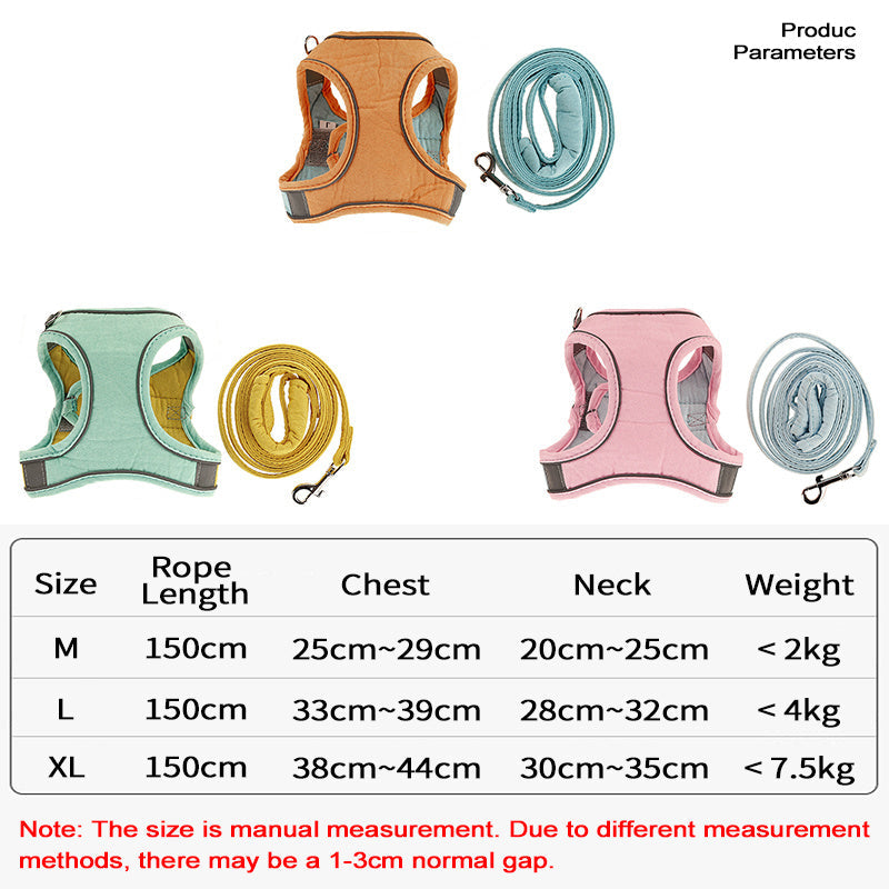 Cat Traction Rope Home Vest-Style Chest Harness