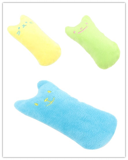 Catnip Pillow Toy for Cats – Plush Bite and Teeth Grinding Accessory