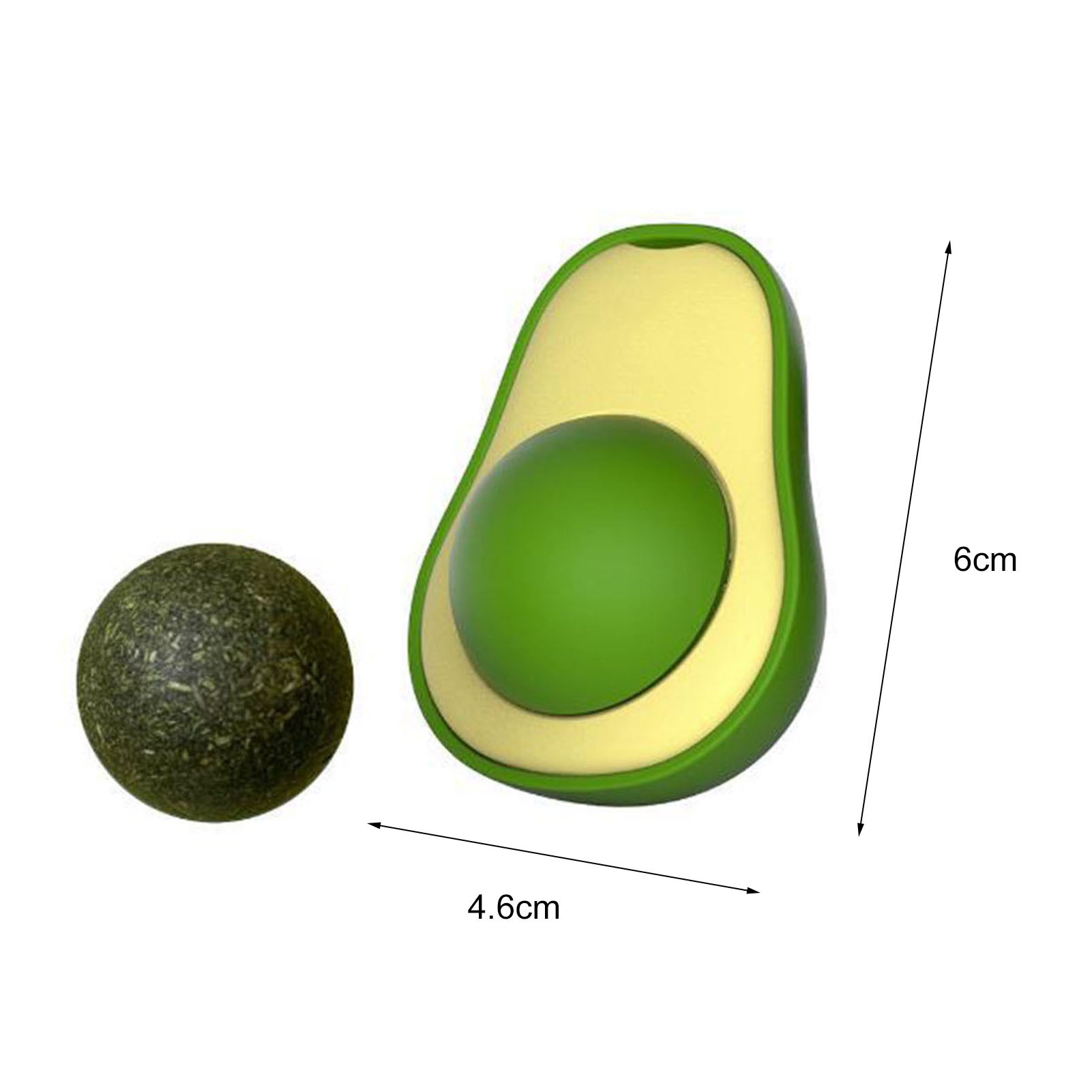 Cute Avocado Catnip Toys/ Cat Teeth Cleaning Toy/ Interactive (Options)