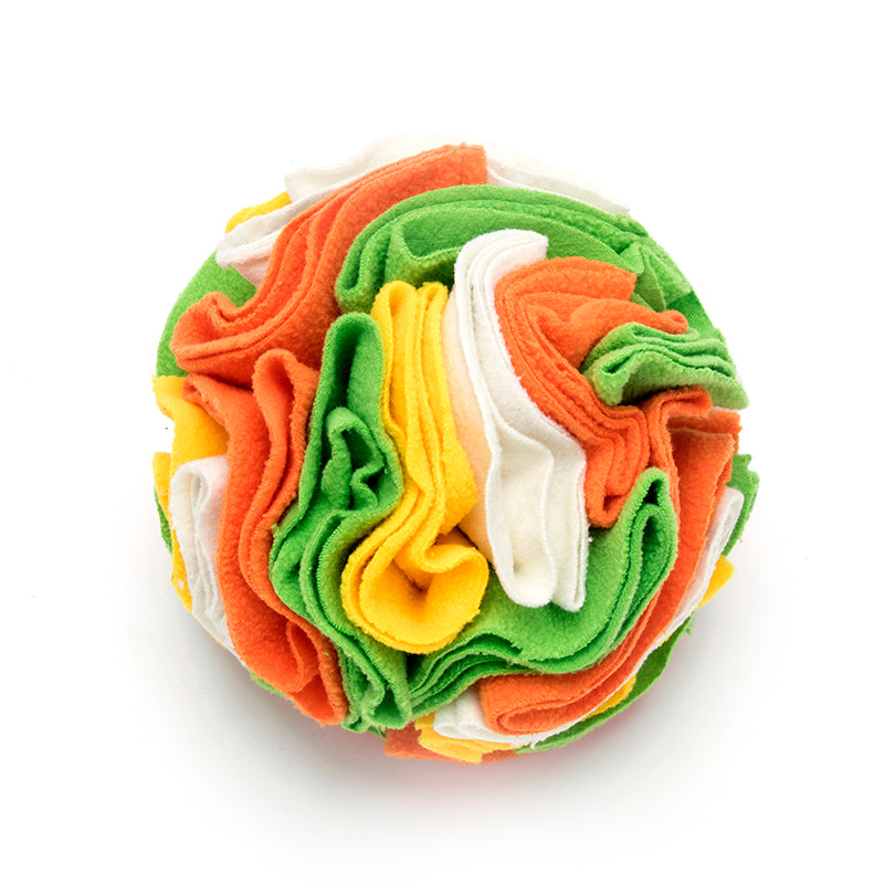 Snuffle Ball Interactive Dog Toys/ Brain Mental Stimulating Puzzle Toys for Dogs Enrichment/ Machine Washable (Color Options)
