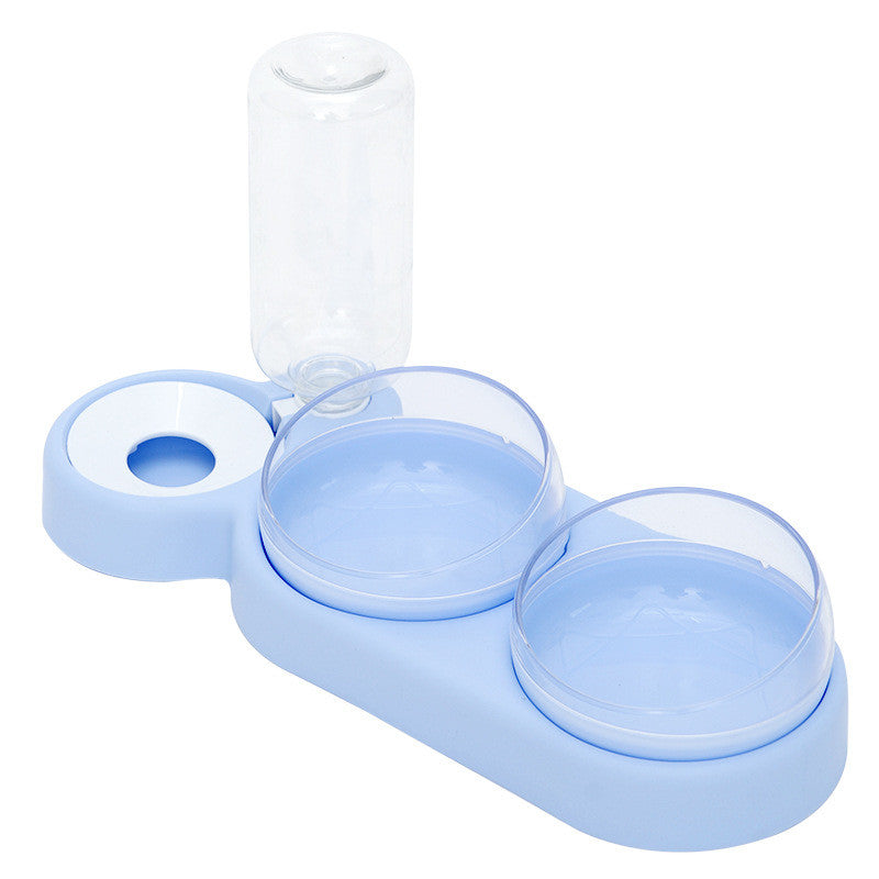 Pet Bowls/ Automatic Feeder Water Fountain/ Double Bowl (Color Options)