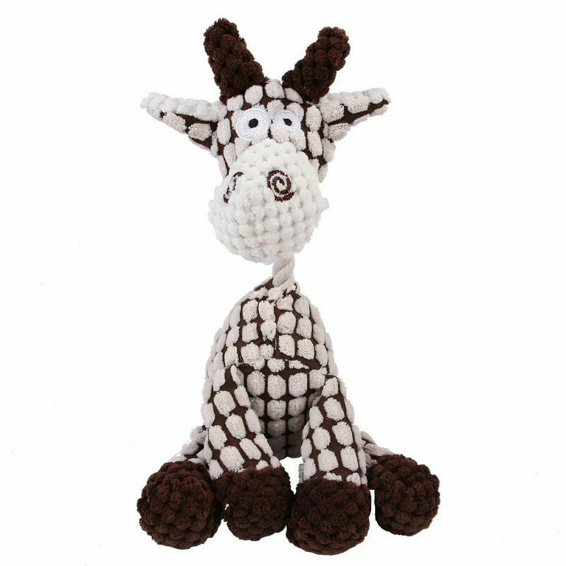 Squeaky Dog Toy Pack/ Cute Soft Durable Stuffed Animal Plush Toys with Squeakers (Options)