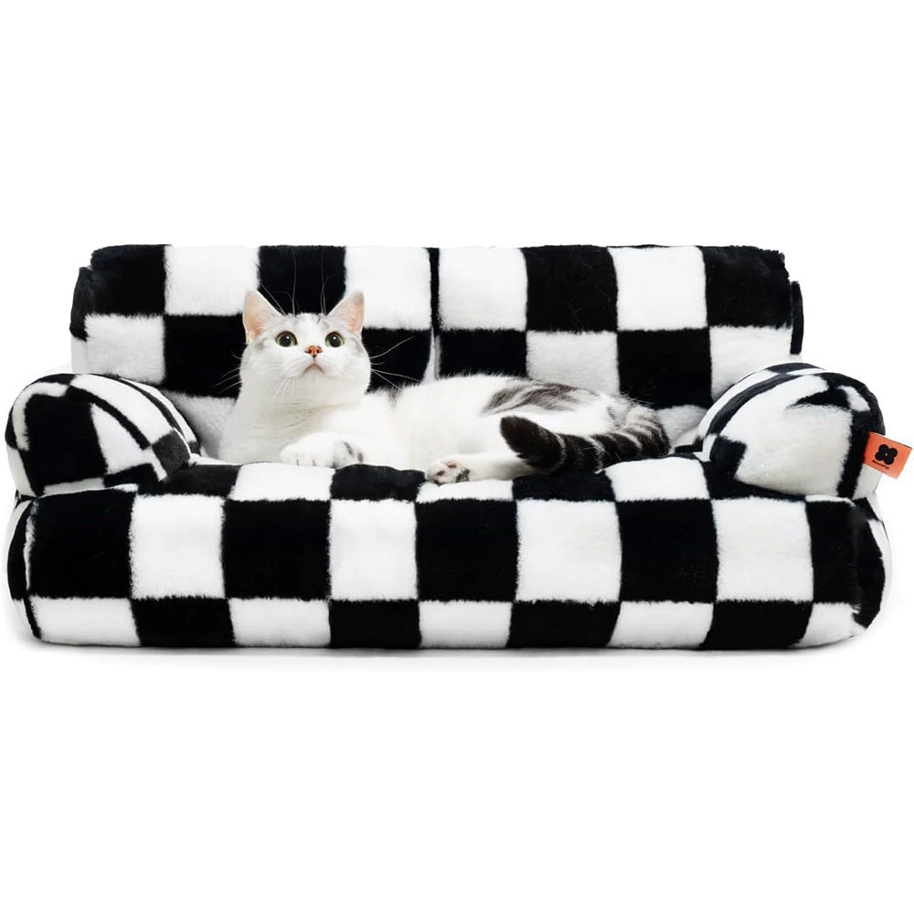 Plush Washable Pet Bed