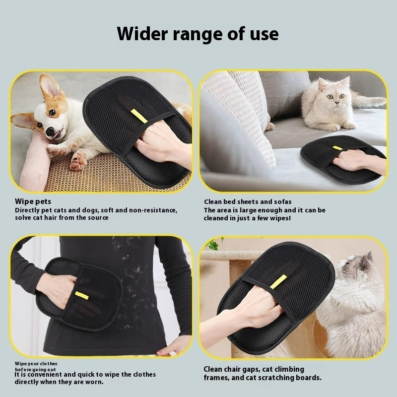 Pet Hair Remover Glove for Dogs Cats and Rabbits