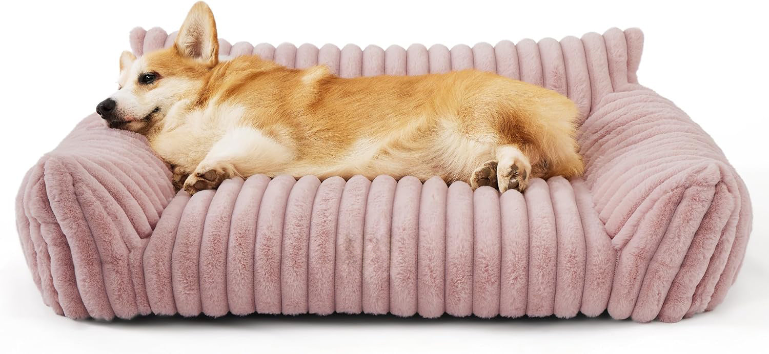 Bedsure Fluffy Pet Couch