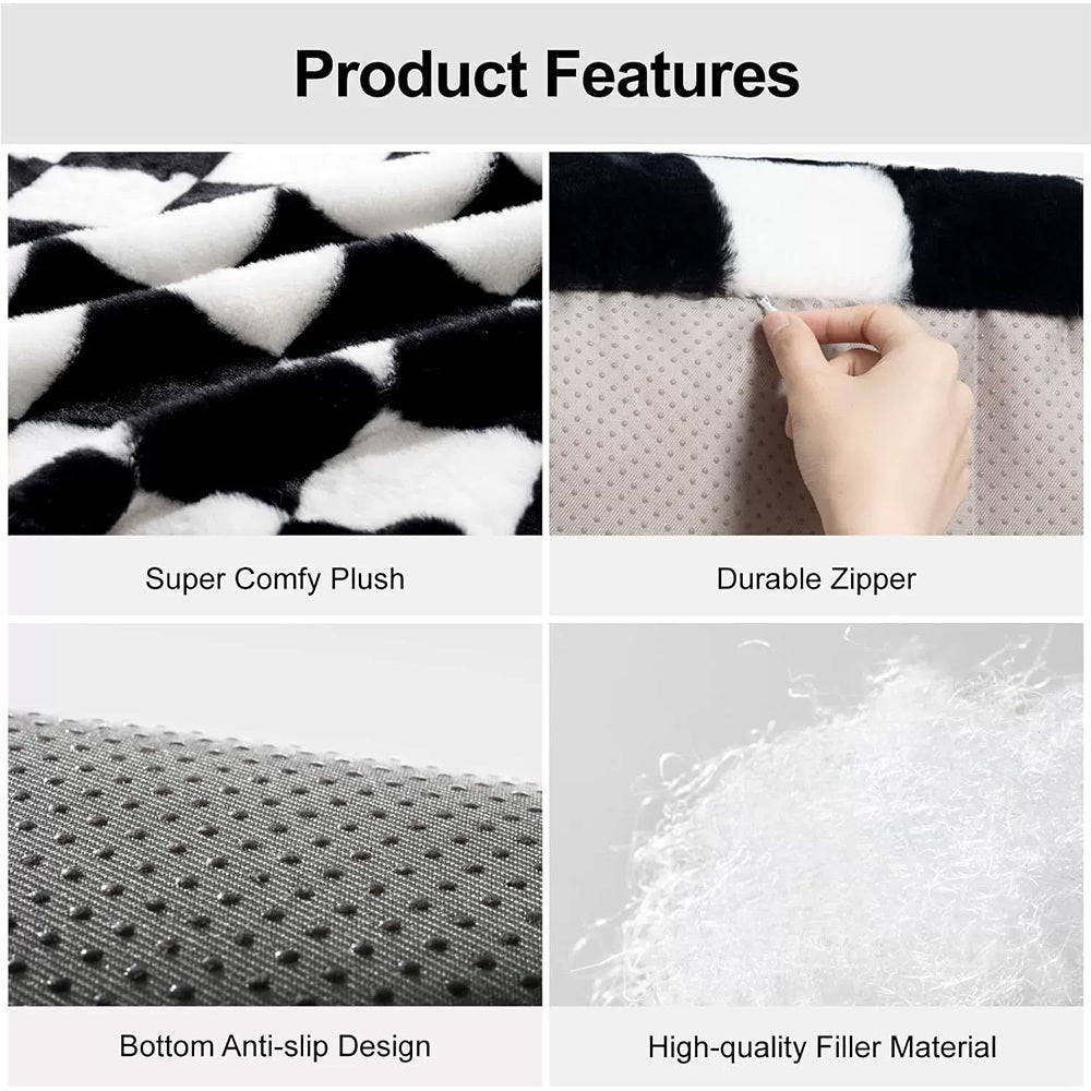 Plush Washable Pet Bed