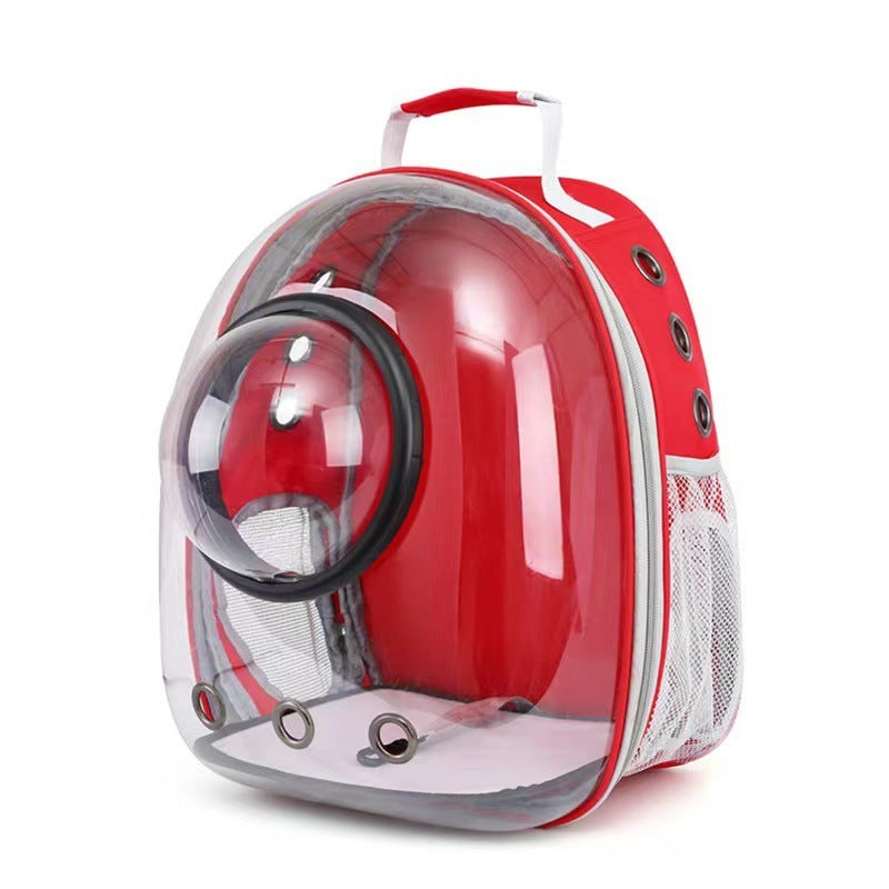 Transparent Breathable Pet Cat Backpack with Skylight