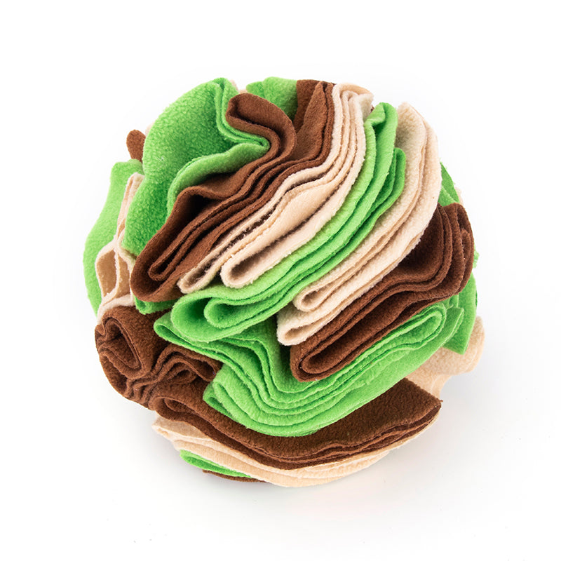 Snuffle Ball Interactive Dog Toys/ Brain Mental Stimulating Puzzle Toys for Dogs Enrichment/ Machine Washable (Color Options)