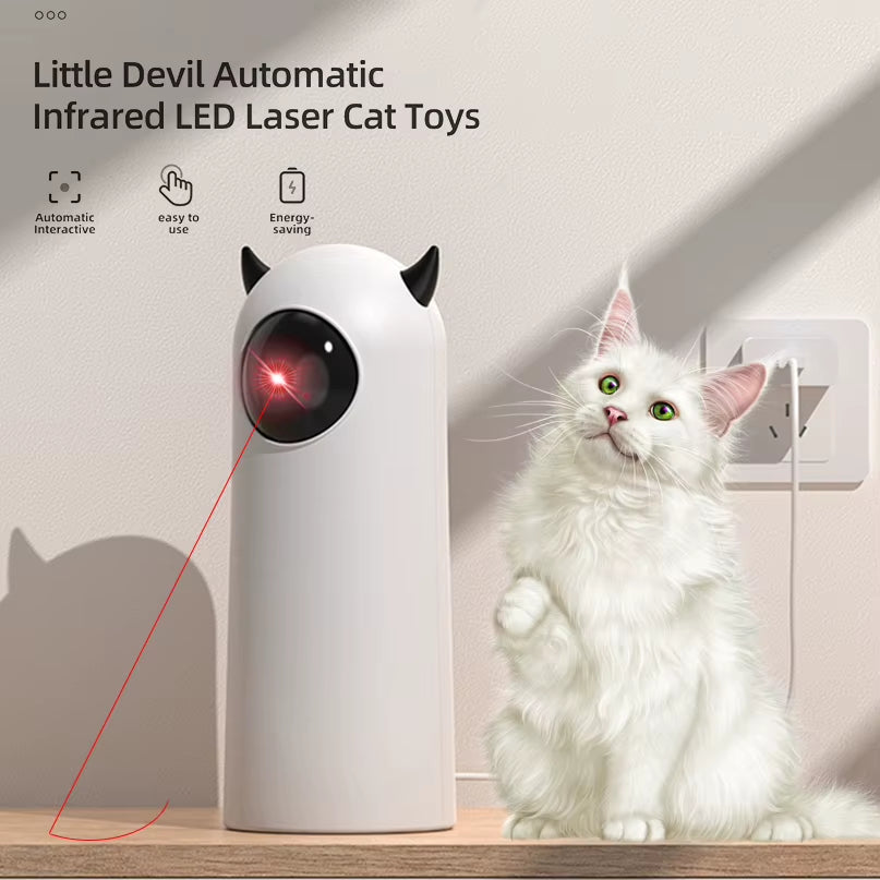 LED Laser Cat Toy/ Interactive Smart Electronic Laser Toy (Color Options)