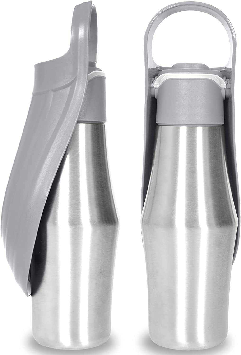 New Soft Silicone Leaf Design Portable Dog Water Bottle