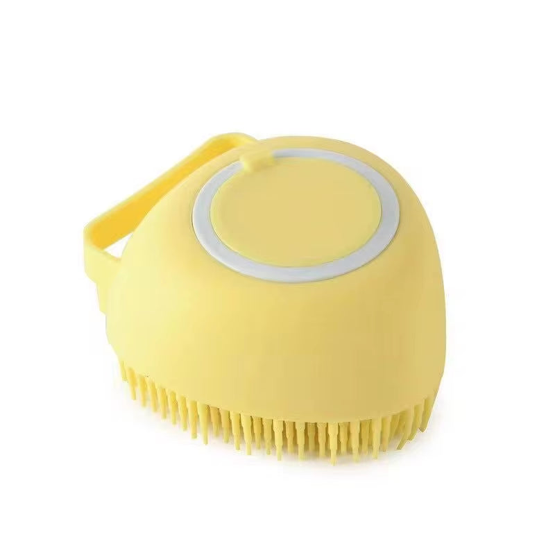 Dog Cat Bath Massage Brush/ Soft Silicone (Color Options)