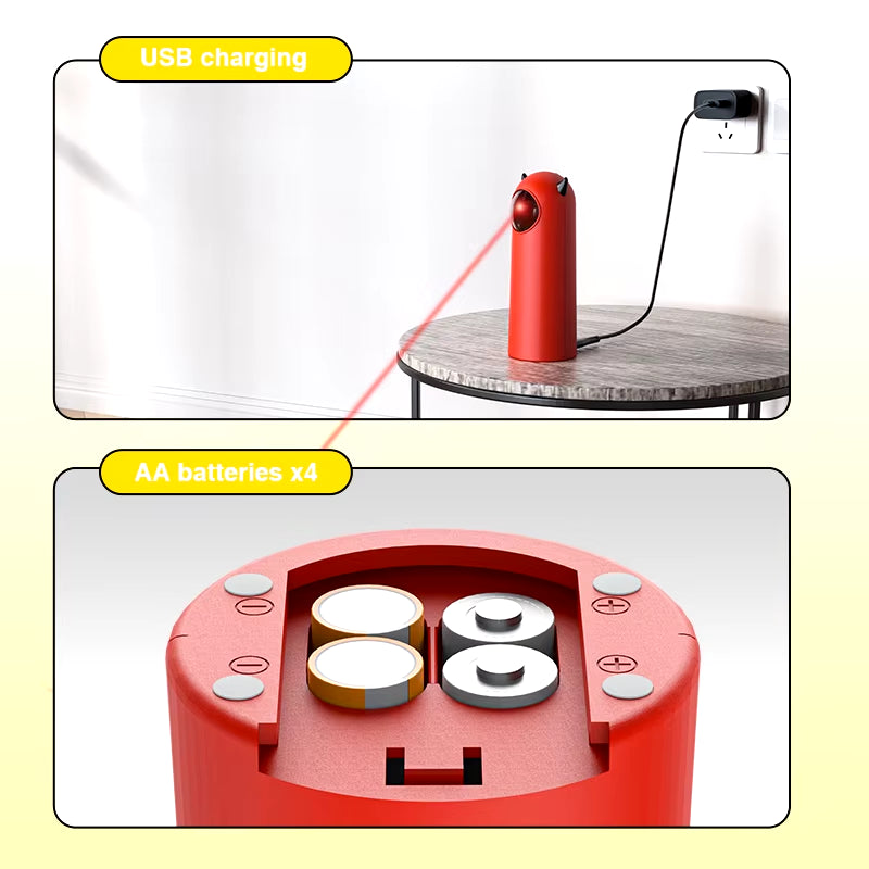 LED Laser Cat Toy/ Interactive Smart Electronic Laser Toy (Color Options)