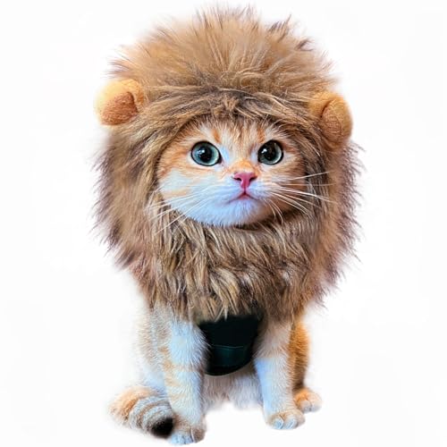 Pet Adjustable Washable Comfortable Fancy Lion Hair Cat Clothes