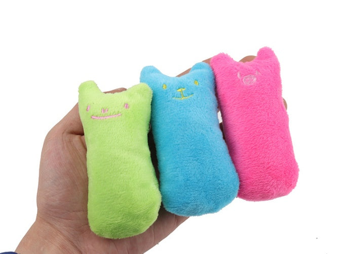 Catnip Pillow Toy for Cats – Plush Bite and Teeth Grinding Accessory