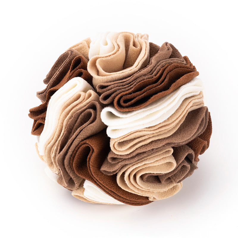Snuffle Ball Interactive Dog Toys/ Brain Mental Stimulating Puzzle Toys for Dogs Enrichment/ Machine Washable (Color Options)