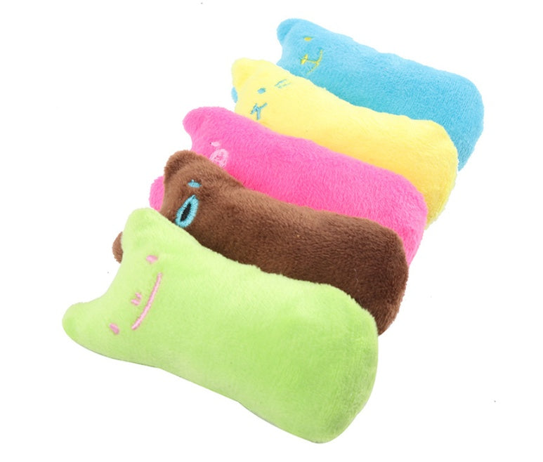 Catnip Pillow Toy for Cats – Plush Bite and Teeth Grinding Accessory