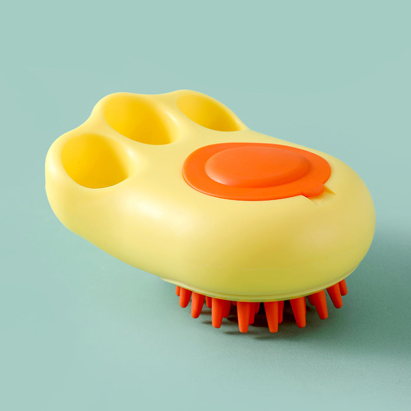 Durable Cat Paw Bath Brush Fine Foaming Labor-saving