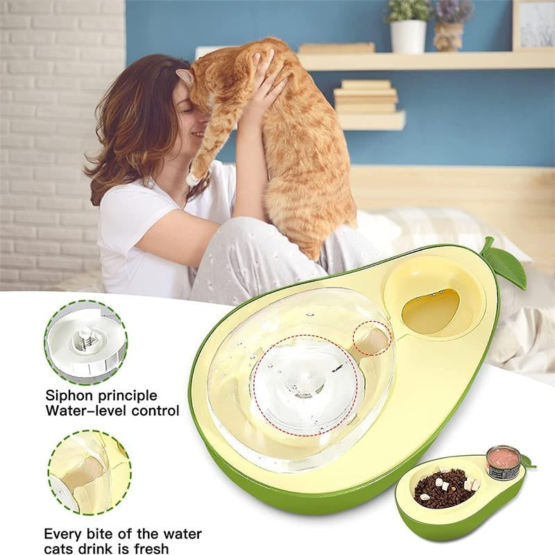 Automatic Drinking Water Pet Bottle Avocado Shape
