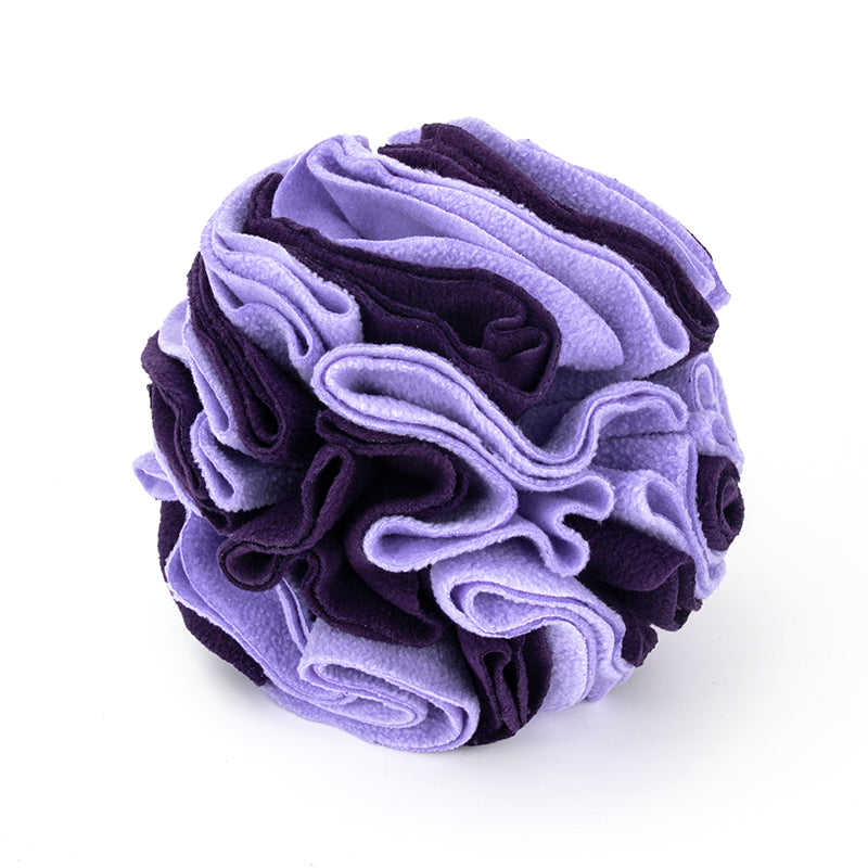 Snuffle Ball Interactive Dog Toys/ Brain Mental Stimulating Puzzle Toys for Dogs Enrichment/ Machine Washable (Color Options)