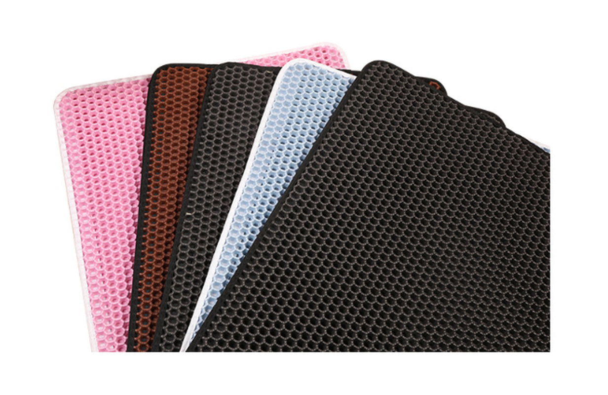 Litter Pan Mat/ EVA Double Cat Litter Mat (Color/ Size Options)