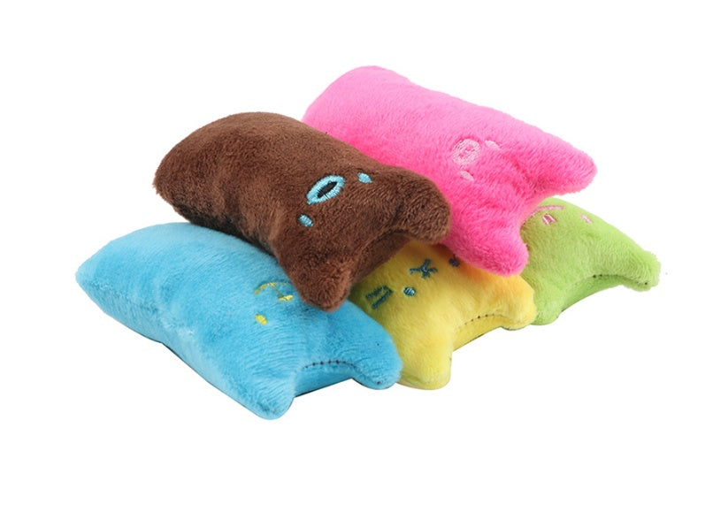 Catnip Pillow Toy for Cats – Plush Bite and Teeth Grinding Accessory