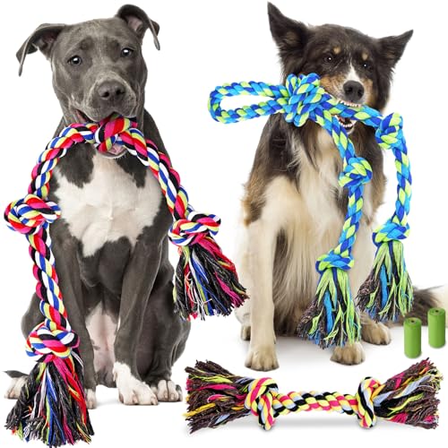 Forfon Heavy Duty Dog Toy for Aggressive Chewers