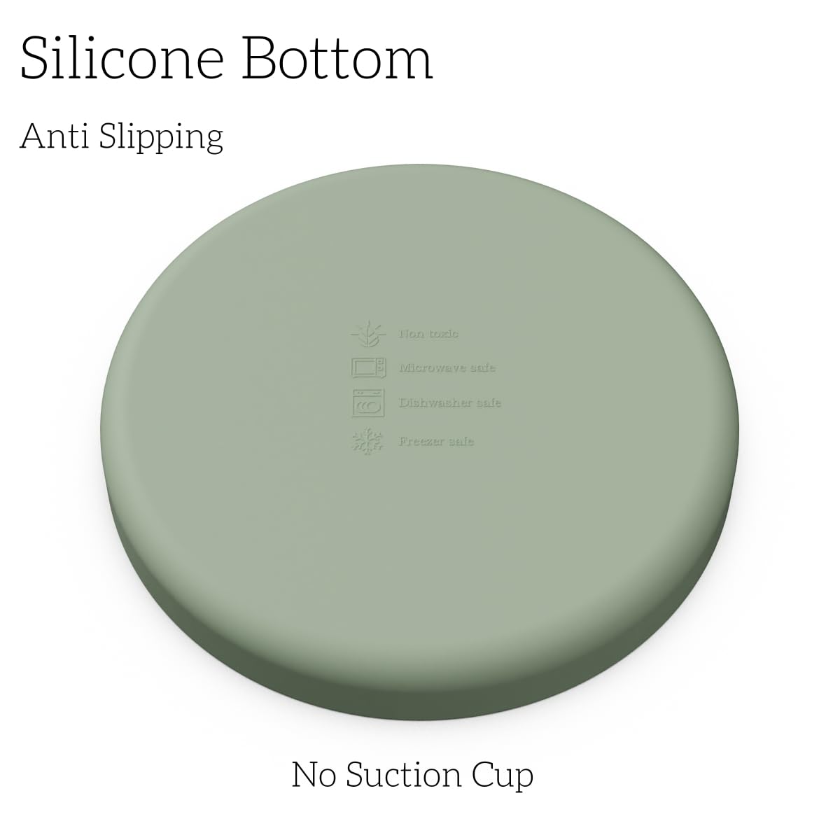Silicone Puppy Cat Food Bowl with Anti-Slip Suction Cup