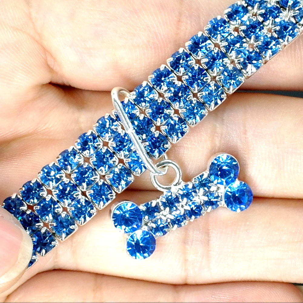 Rhinestone Pet Collar/ Crystal (Color/ Size Options)
