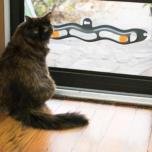Fun and Interactive Windowsill Cat Ball Suction Cup Window Toy