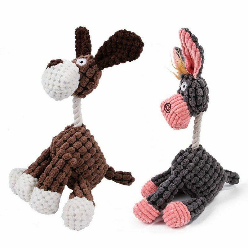 Funny Pet Puppy Chew Squeaker Plush Sound Toy