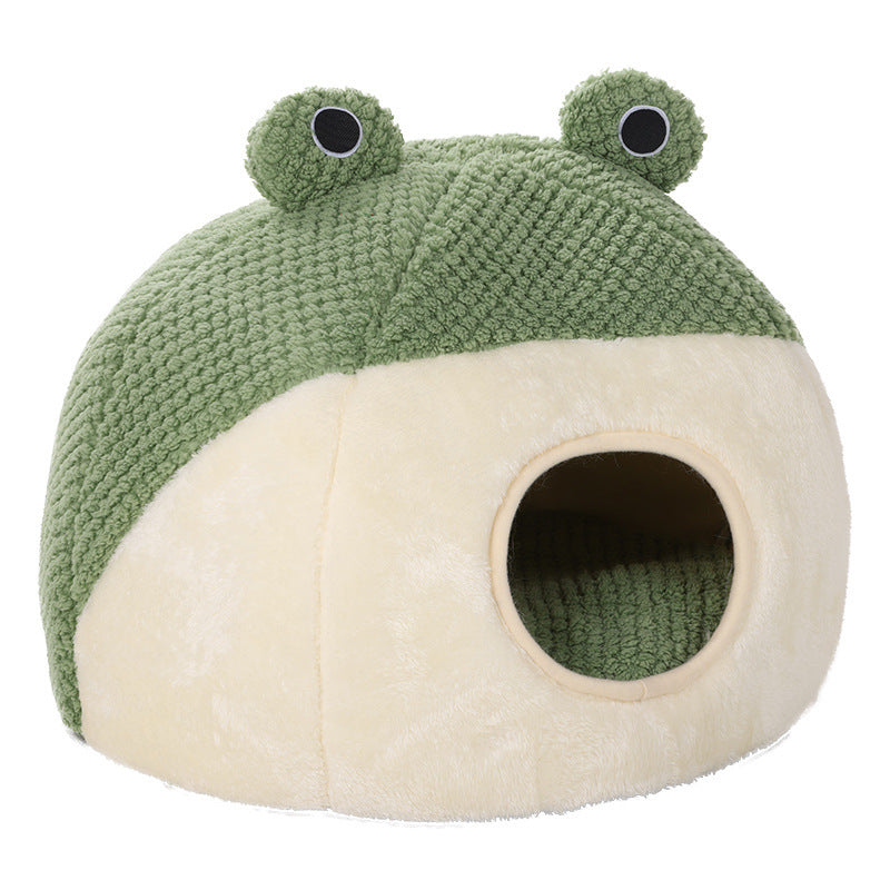 Pet Nest Little Frog Series Warm Plush Mat Pet House