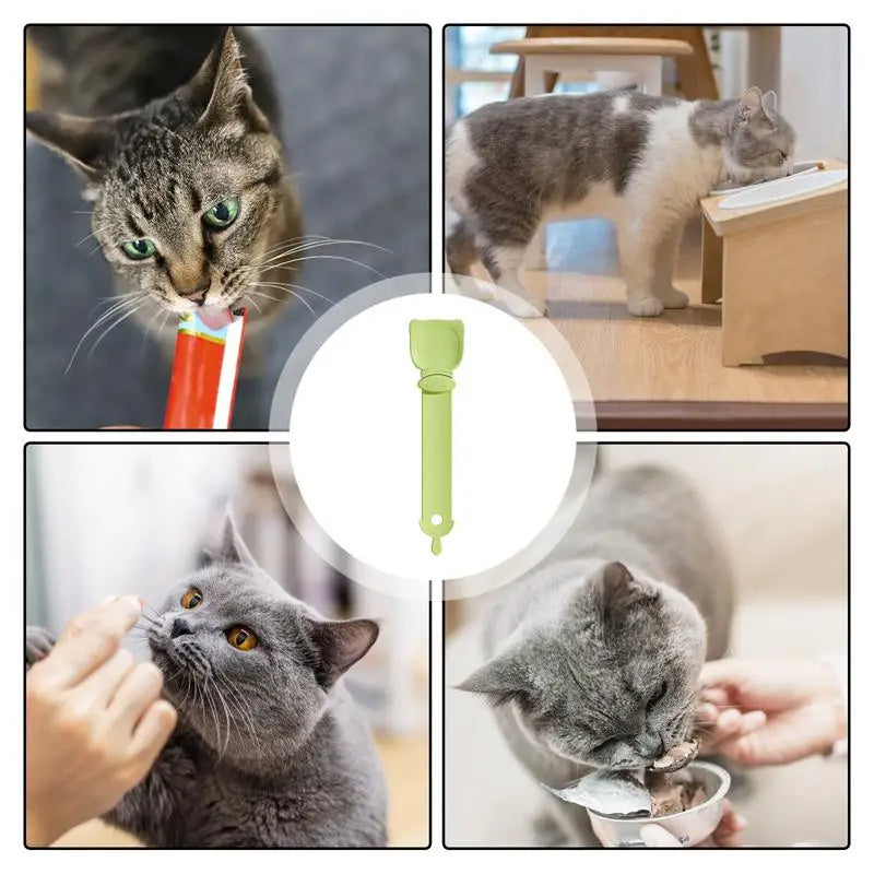 Cat Strip Squeeze Spoon