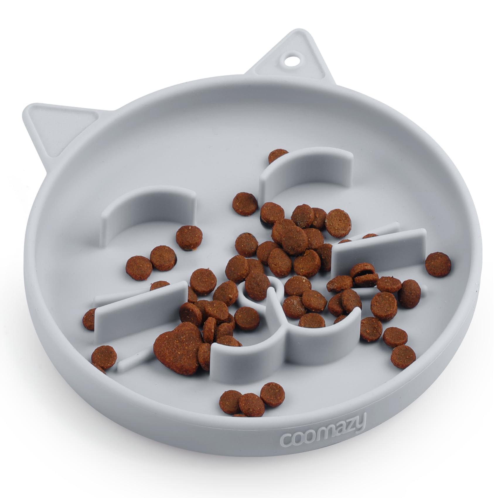 Coomazy Silicone Slow Feeder Dog Cat Bowls