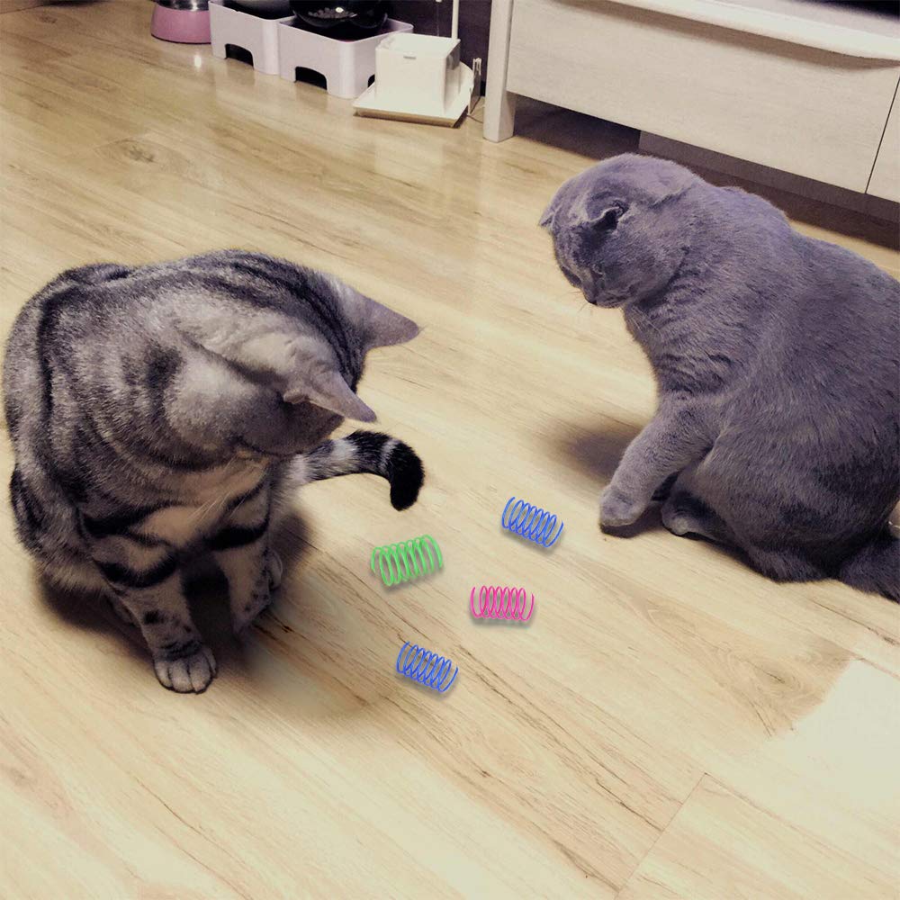 Andiker Interactive Cat Spiral Creative Spring Toy to Kill Time and Keep Fit