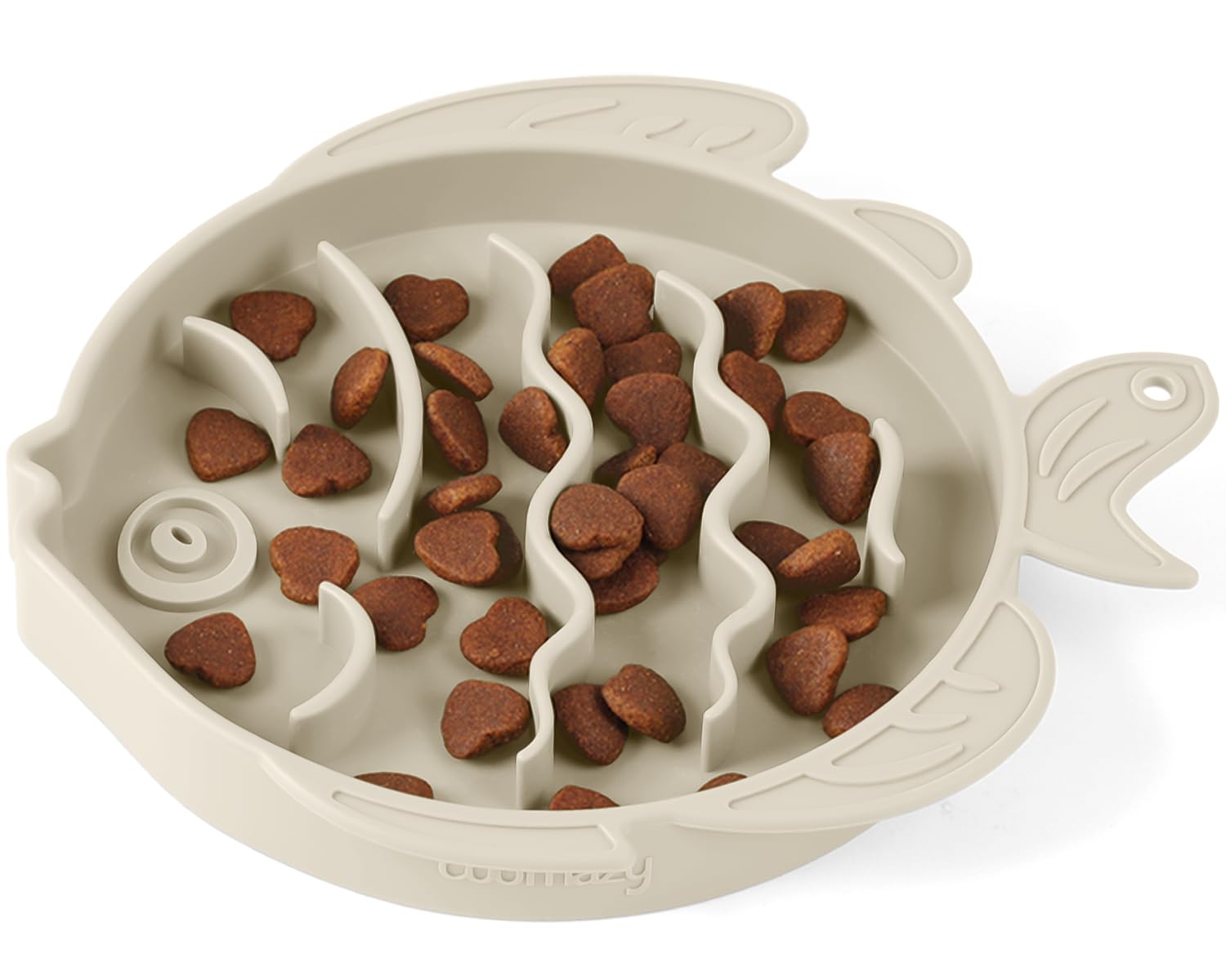 Coomazy Silicone Slow Feeder Dog Cat Bowls
