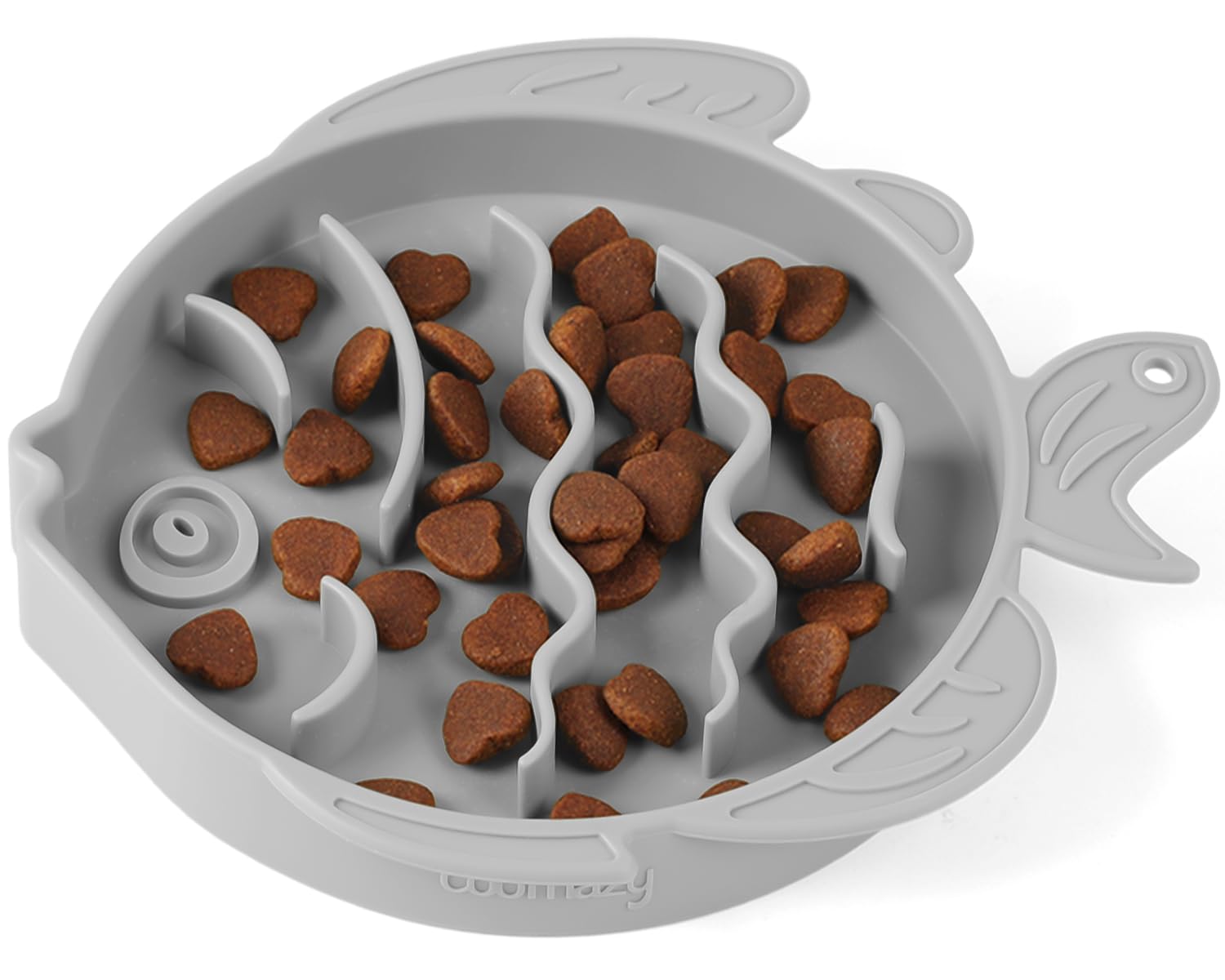 Coomazy Silicone Slow Feeder Dog Cat Bowls
