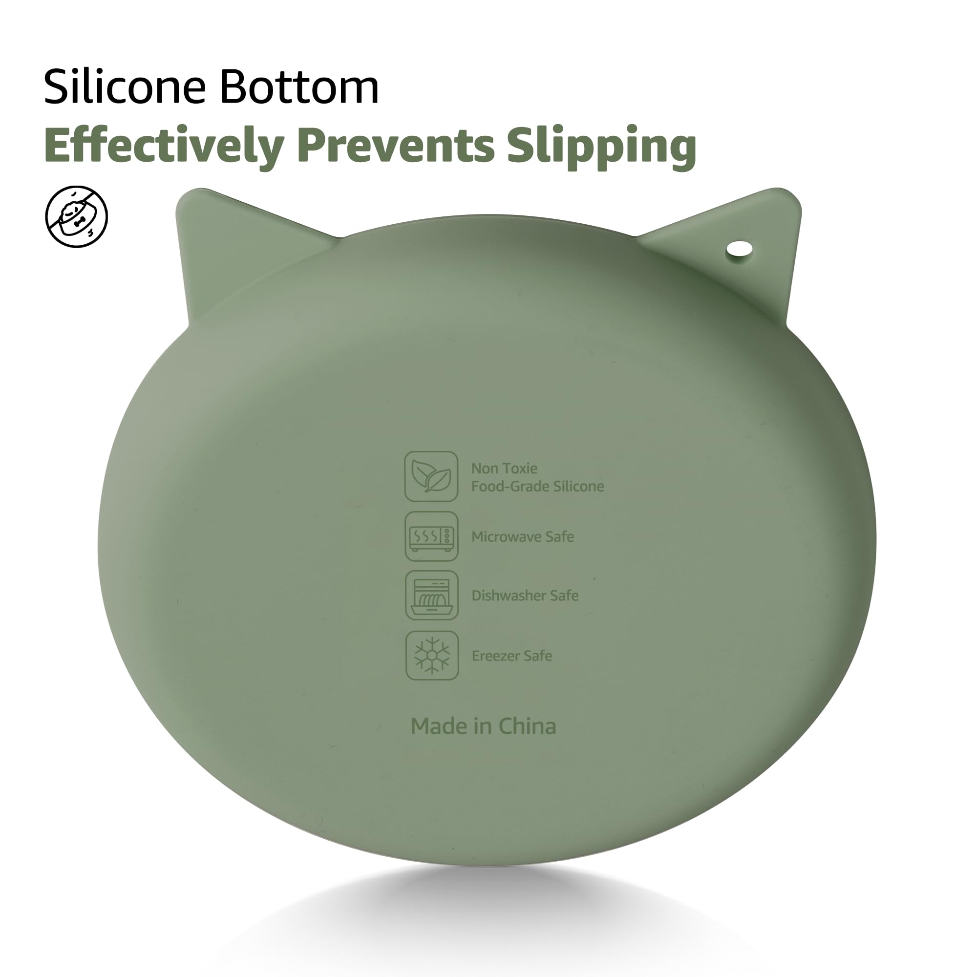 Coomazy Silicone Slow Feeder Dog Cat Bowls