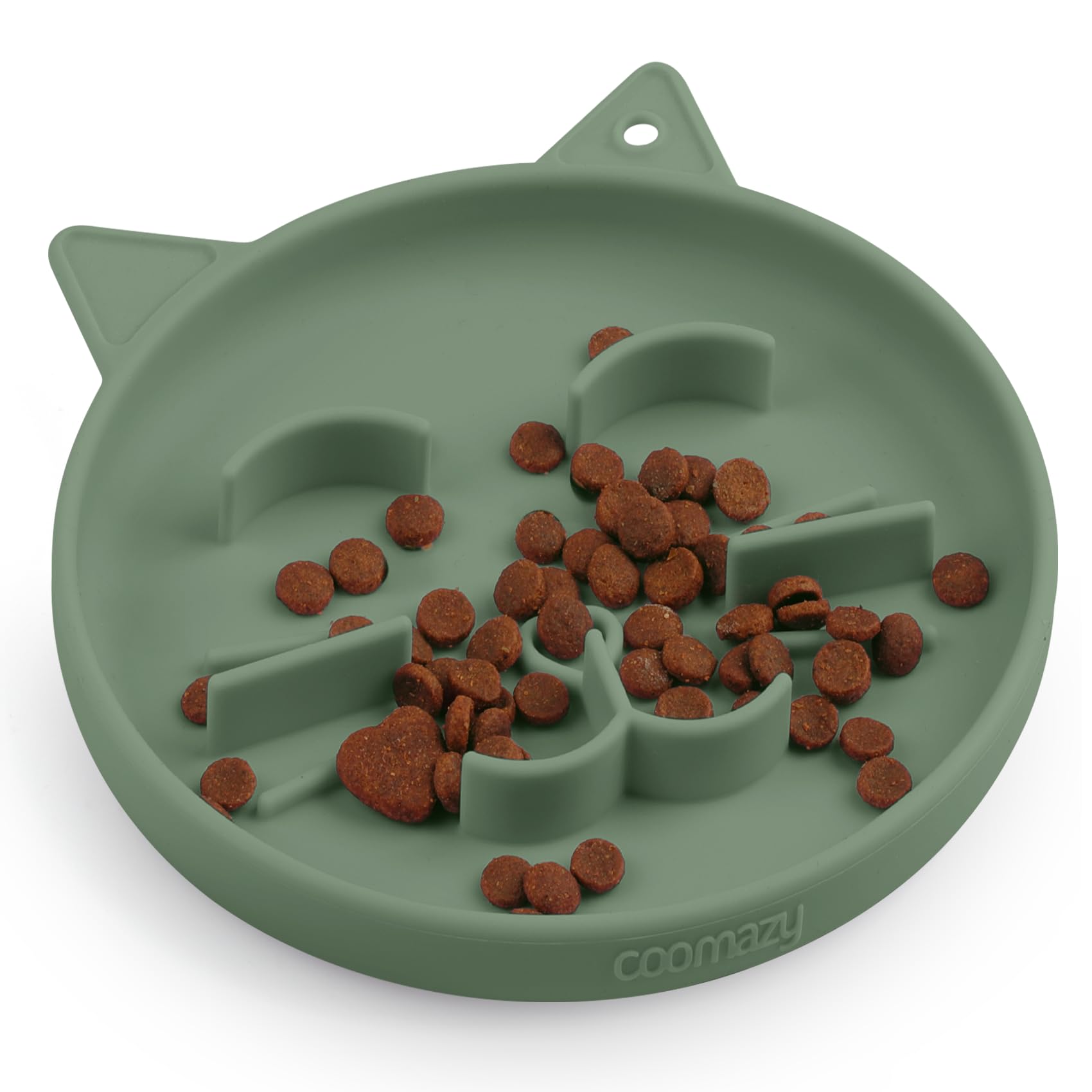 Coomazy Silicone Slow Feeder Dog Cat Bowls