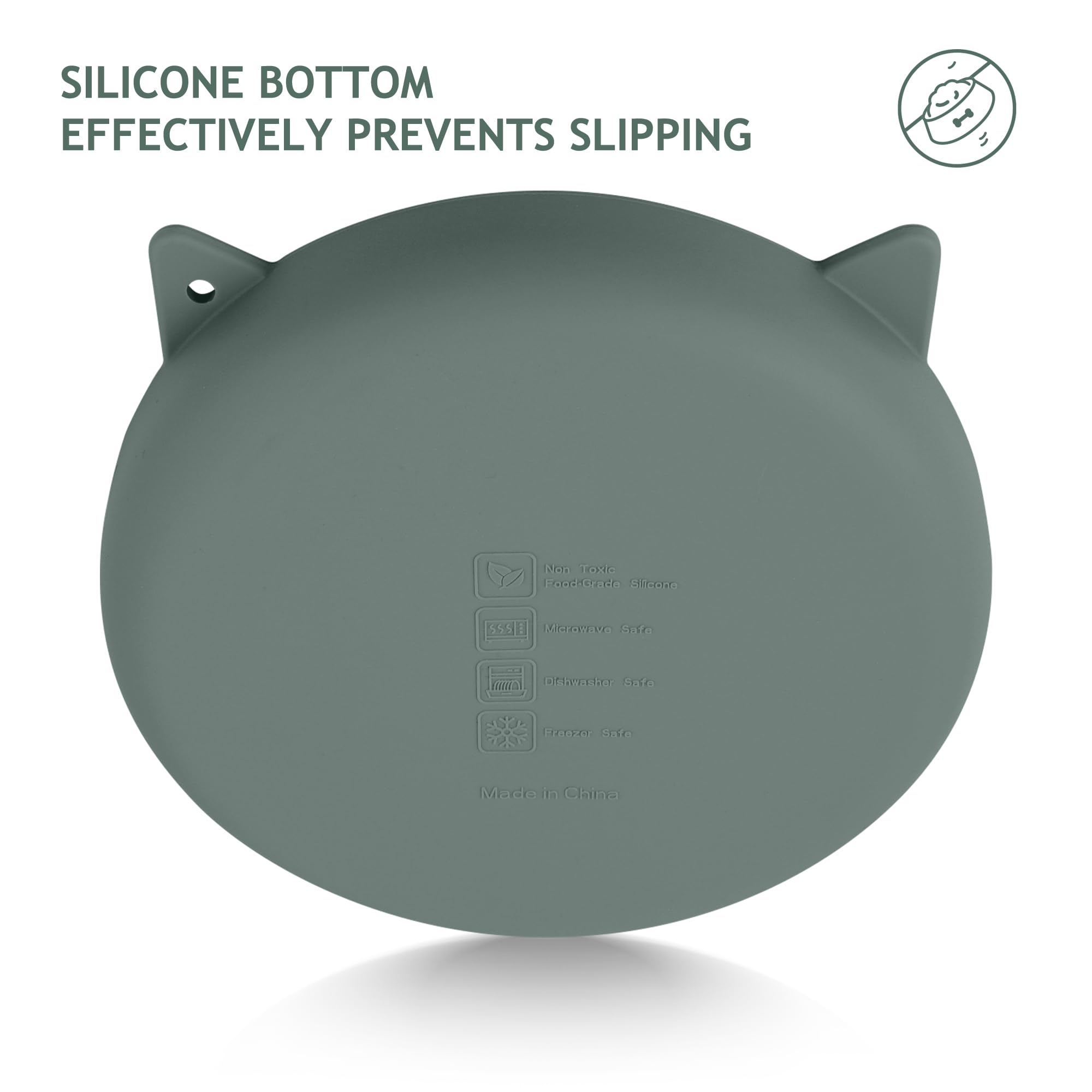 Coomazy Silicone Slow Feeder Dog Cat Bowls