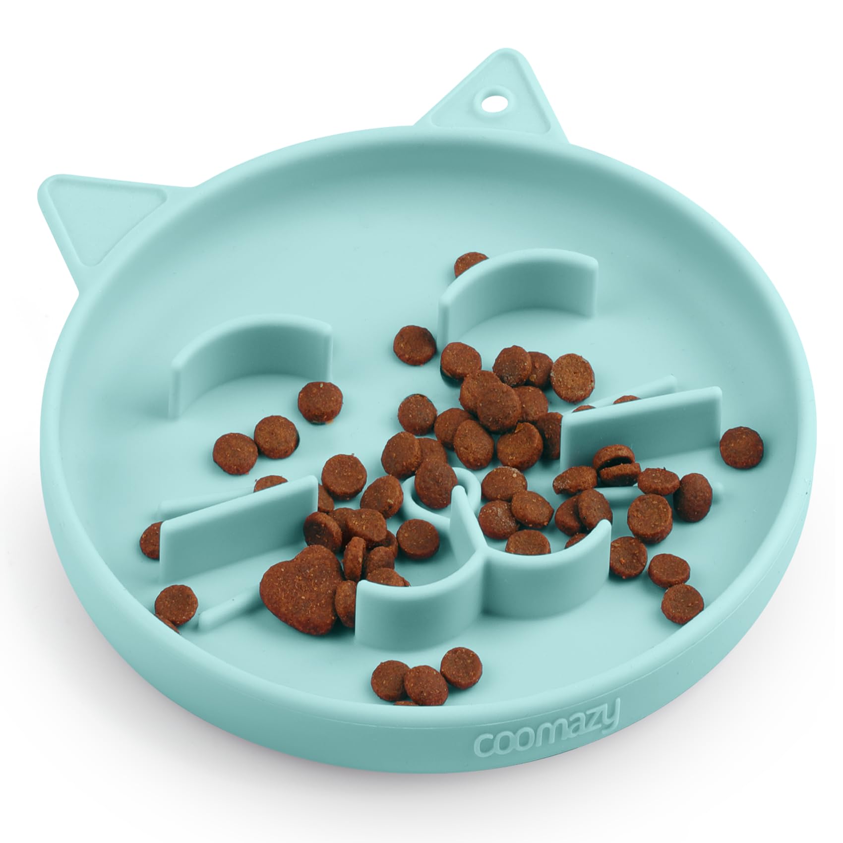 Coomazy Silicone Slow Feeder Dog Cat Bowls